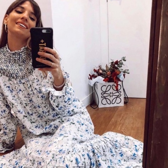 ZARA FLORAL PRINTED RUSTIC DRESS - Picture 15 of 16